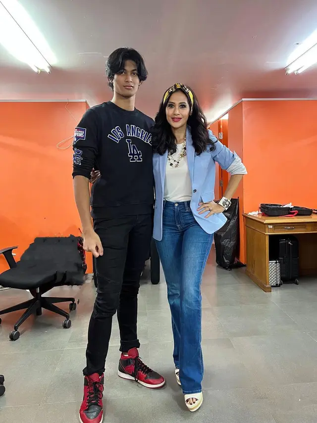 Diah Permatasari bersama anak bontot