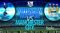 Tottenham Hotspur vs Manchester City (bola.com/samsulhadi)