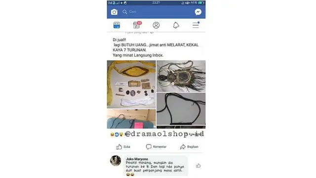 Barang aneh (Sumber: Instagram/dramaolshop.id)
