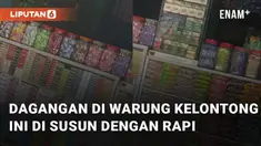 Sebuah warung kelontong viral di media sosial karena penataan dagangannya sangat rapi