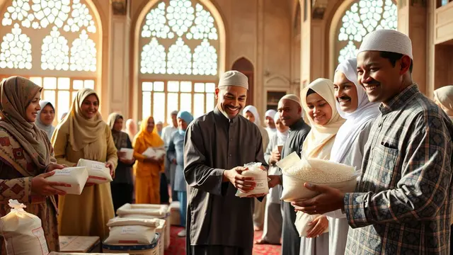 pembagian zakat fitrah yang benar