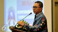 Ketua Umum PAN, Zulkifli Hasan saat acara pembukaan Rapimnas BM PAN 2016, Jakarta, Jumat (8/4/2016). (Liputan6.com/Johan Tallo)