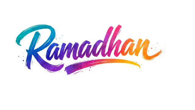 Variasi Tulisan Ramadhan untuk Poster (Foto: ChatGPT)