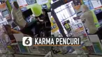 Kejadian konyol terjadi pada pencuri toko satu ini. Bukannya mendapatkan barang yang ia inginkan malah ditangkap polisi.