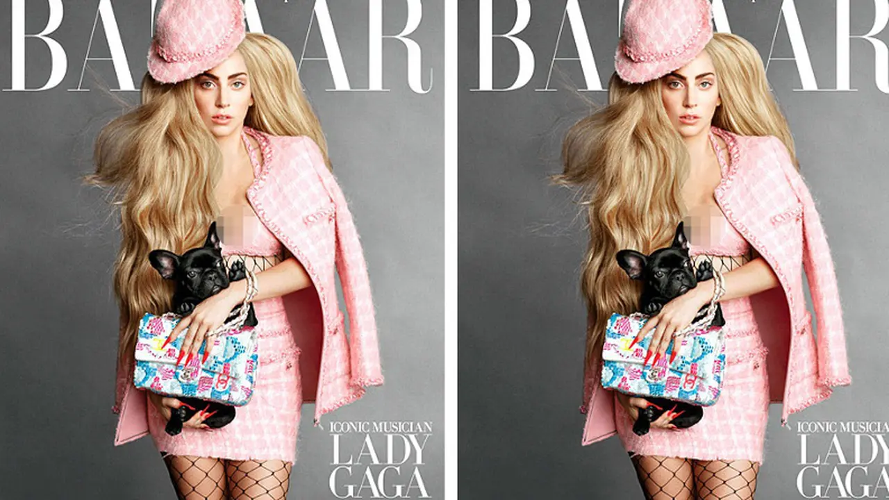 Lady Gaga Harpers Bazaar Sept14