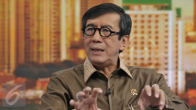 Menteri Hukum dan HAM Yasonna Laoly 