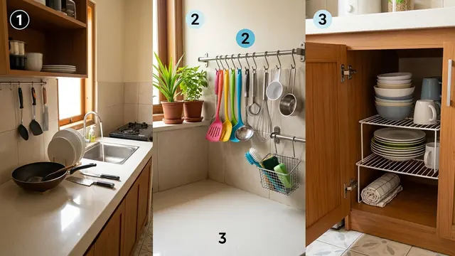 Cara Menata Dapur Sempit Tanpa Menambah Kabinet agar Terlihat Lebih Luas (AI Generated)