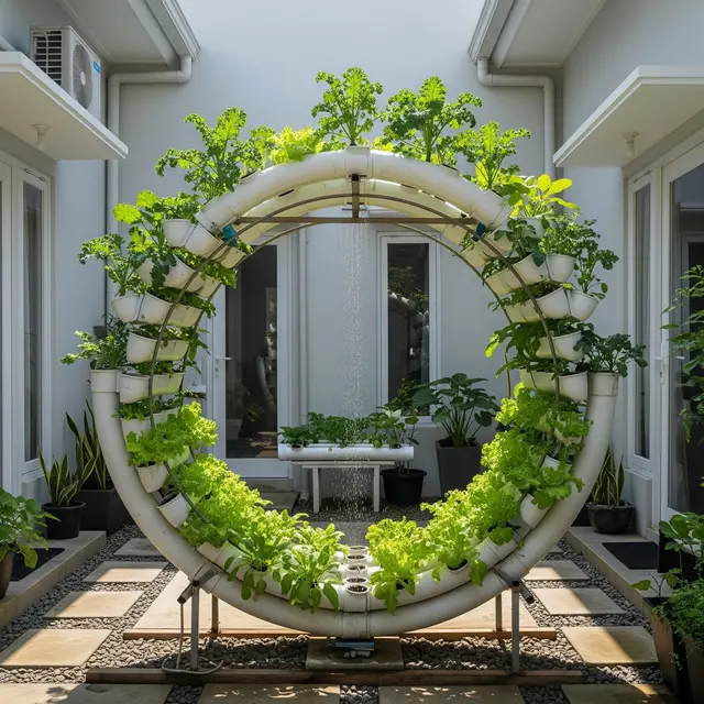 9 Model Kebun Hidroponik Bentuk Huruf, Solusi Estetis dan Fungsional
