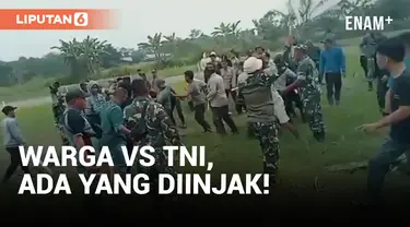 Viral! Prajurit TNI Injak-injak Warga di Deli Serdang