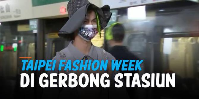 VIDEO: Keren! Desainer Taiwan Gelar Fashion Show di Stasiun Bawah Tanah