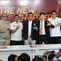 Shin Tae-yong (ketiga kanan) saat diperkenalkan sebagai pelatih kepala Persija di Jakarta International Stadium, Senin (8/6/2026) siang WIB. (Bola.com/M Iqbal Ichsan)