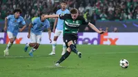 Aksi Viktor Gyokeres di Liga Champions (AFP)