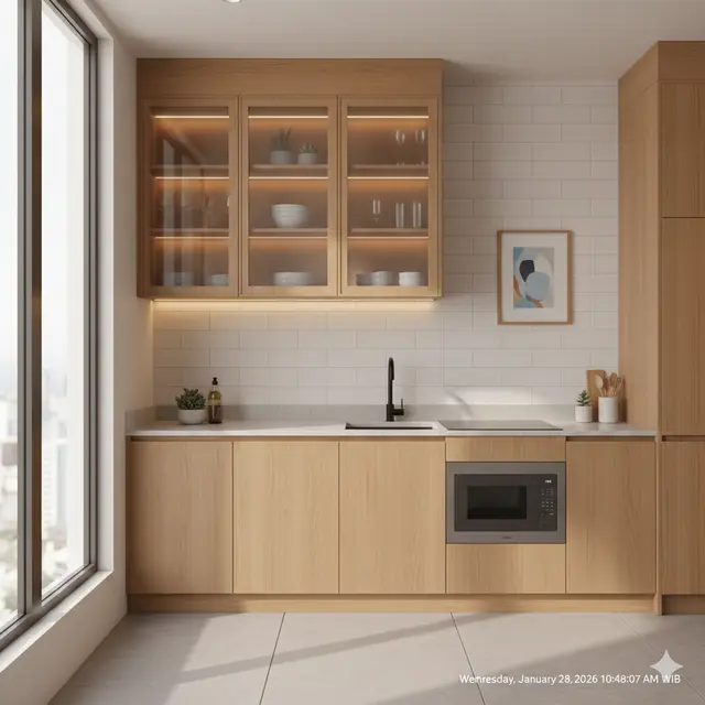 Model Lemari Dapur Minimalis
