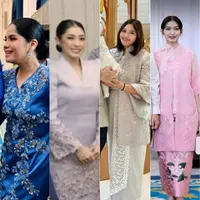 Gaya Menantu SBY dan Jokowi saat Lebaran 2025. [Instagram]
