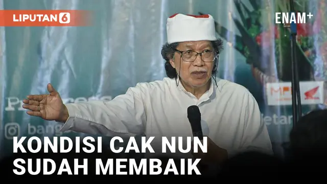 Kena Stroke, Kondisi Cak Nun Kini Sudah Membaik