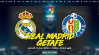 La Liga - Real Madrid Vs Getafe (Bola.com/Adreanus Titus)