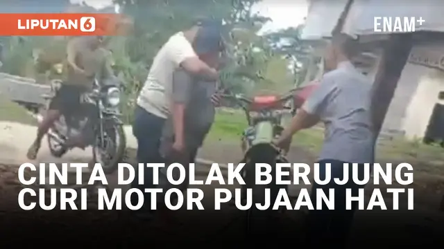 Cinta Ditolak, Pedagang Buah Curi Motor Perempuan di Lampung