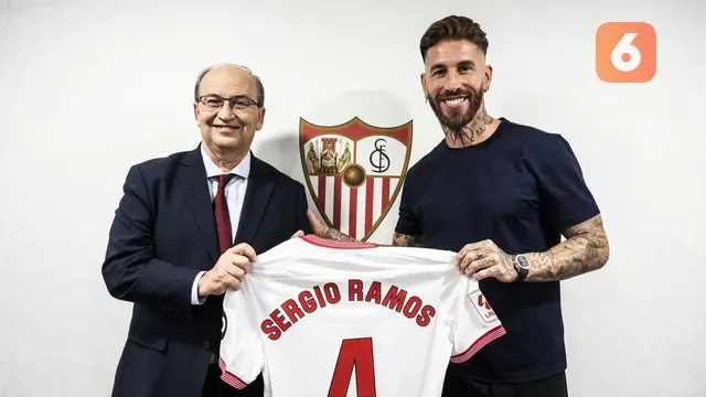 Foto: Balik ke Spanyol, Sergio Ramos Gabung Klub Masa Kecilnya Sevilla