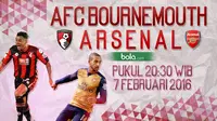 Susunan Pemain AFC Bournemouth Vs Arsenal