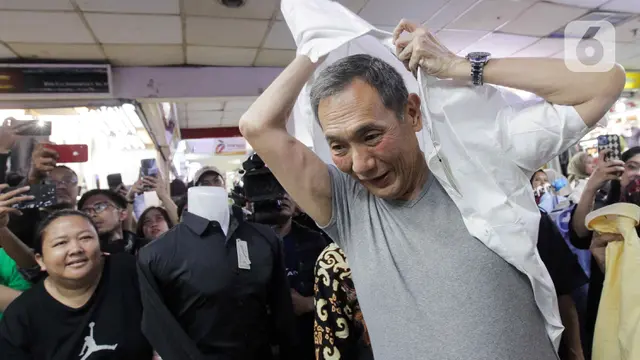 Jusuf Hamka Sambangi Pasar Tanah Abang