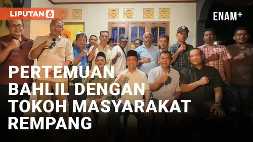 VIDEO: Menteri Bahlil Temui Tokoh Masyarakat Rempang di Pantai Melayu