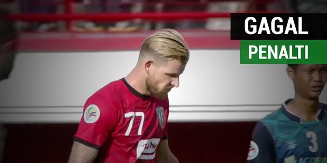 VIDEO: Momen Pemain Asing Bali United Gagal Penalti di Piala AFC