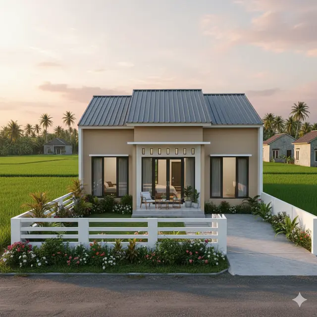 7 Gambar Rumah Minimalis di Kampung, Sederhana tapi Modern dan Bikin Nyaman untuk Keluarga