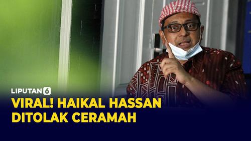 VIDEO: Detik-detik Haikal Hassan Ditolak Ceramah di Masjid Pematang Siantar