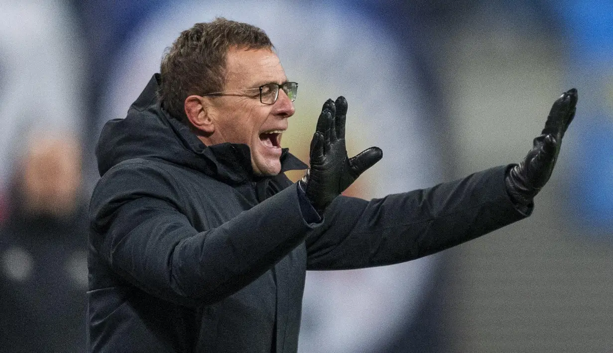 Sebelumnya pada Januari lalu, Ralf Rangnick sempat menolak tawaran dari Chelsea untuk mengisi posisi pelatih interim menggantikan Frank Lampard. (AFP/Robert Michael)