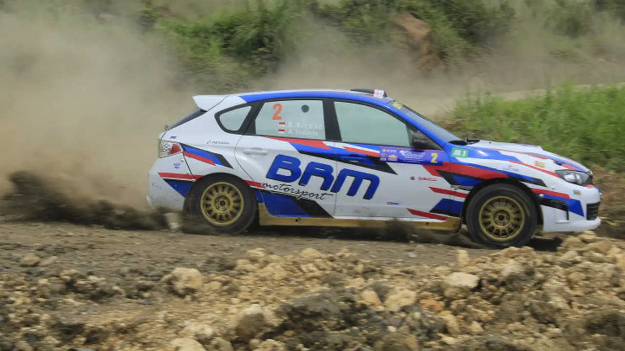Mobil rally juga dibekali dengan komponen keselamatan yang maksimal (Fahmi/Liputan6)