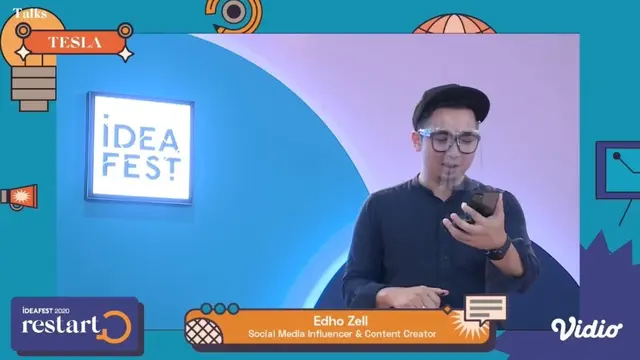 Dari Gagal Jadi Mapan, Edho Zell Bagikan Kisah Inspiratifnya di Ideafest 2020