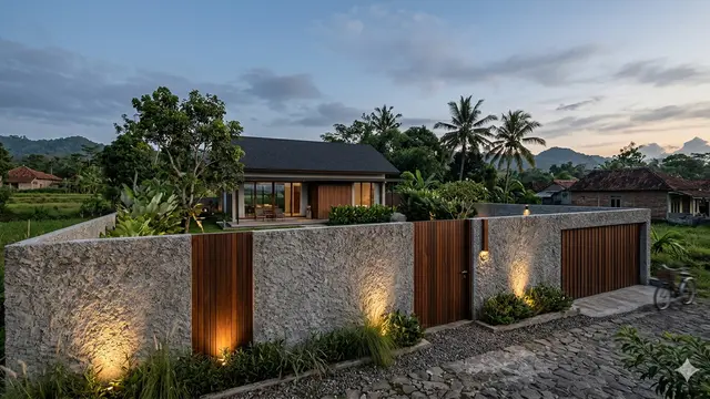 Model Pagar Rumah Kampung yang Terlihat Estetik di Tahun 2026