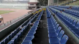 Stadion Rizal Memorial ini berkapasitas sekitar 12.000 penonton. (Bola.com/Nicklas Hanoatubun)
