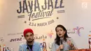 Direktur Java Festi¬val Production Dewi Gontha menyampaikan keterangan pers seputar Java Jazz Festival 2018 di Jakarta, Rabu (28/2). Java Jazz 2018 akan menampilkan musisi dalam dan luar negeri. (Liputan6.com/Immanuel Antonius)