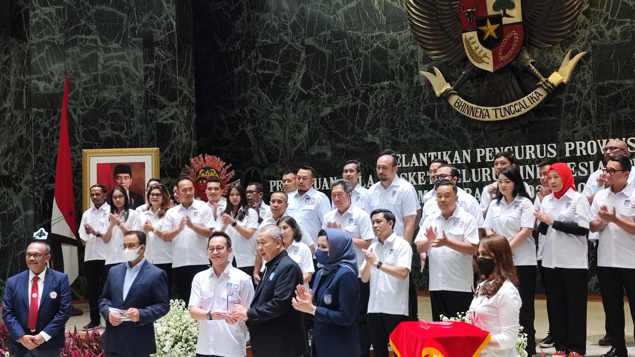 Anies melantik pengurus Perbasi DKI Jakarta
