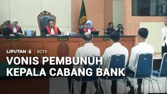 Vonis Pembunuh Kepala Cabang Bank