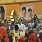 Calon Presiden nomor urut 01 Jokowi berkampanye di Hotel Bumi Wiyata, Depok, Jawa Barat. (Liputan6.com/Lizsa Egeham)