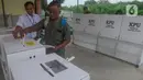 Komisi Pemilihan Umum (KPU) Kota Tangerang Selatan (Tangsel) menggelar pemilu susulan. (merdeka.com/Arie Basuki)