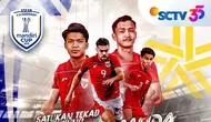 Para pencinta sepak bola di Tanah Air dapat menyaksikan seluruh laga melalui media multi-platform milik Emtek Media yang dipercaya sebagai official broadcaster ASEAN U-23 Championship Mandiri Cup 2025. Pertandingan nantinya akan ditayangkan SCTV, INDOSIAR, MOJI, platform OTT VIDIO, serta layanan TV Satelit berbayar NEX Parabola.&nbsp; (Istimewa)