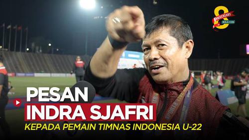 VIDEO: Pesan Penting Indra Sjafri kepada Pemain Timnas Indonesia U-22 di Final Dramatis SEA Games 2023