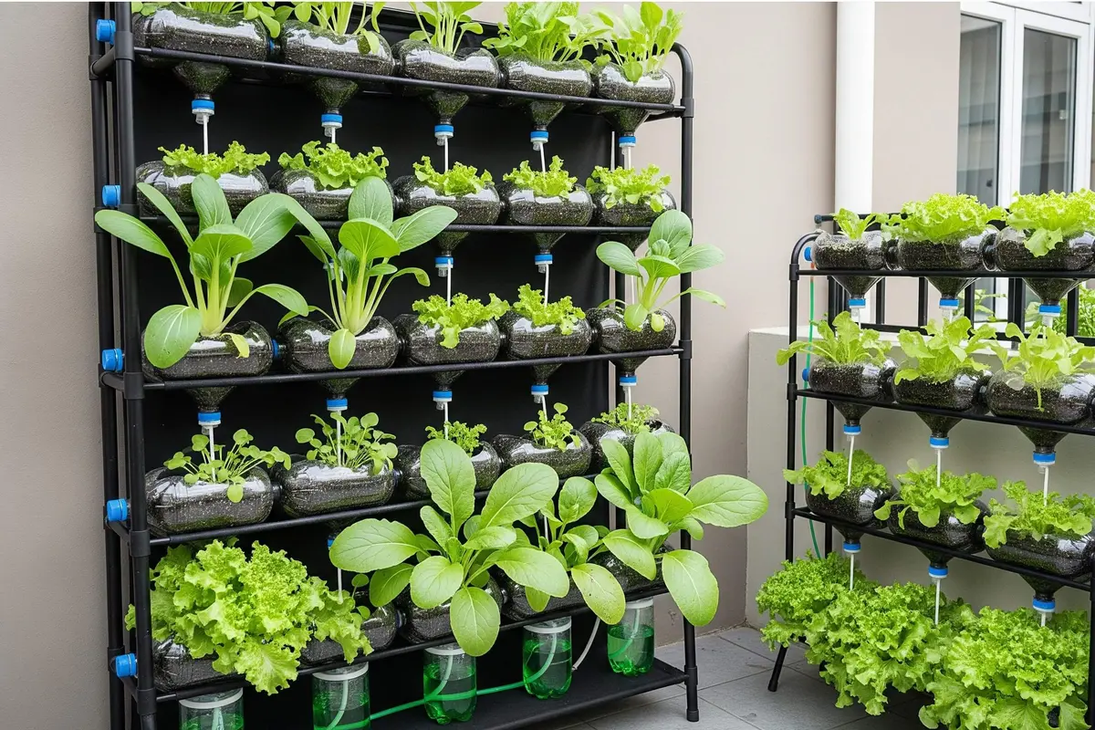 Desain Kebun Sayur di Rak Sepatu Bekas Unik dan Hemat Tempat