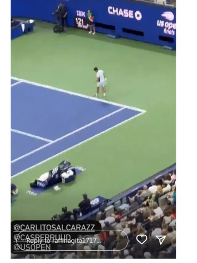 8 Momen Raffi Ahmad Nonton Final US Open 2022, Seru Banget