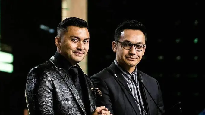 Anjasmara dan Gunawan. (Foto: Dok. Koleksi Tim Hariom’s Tailor)