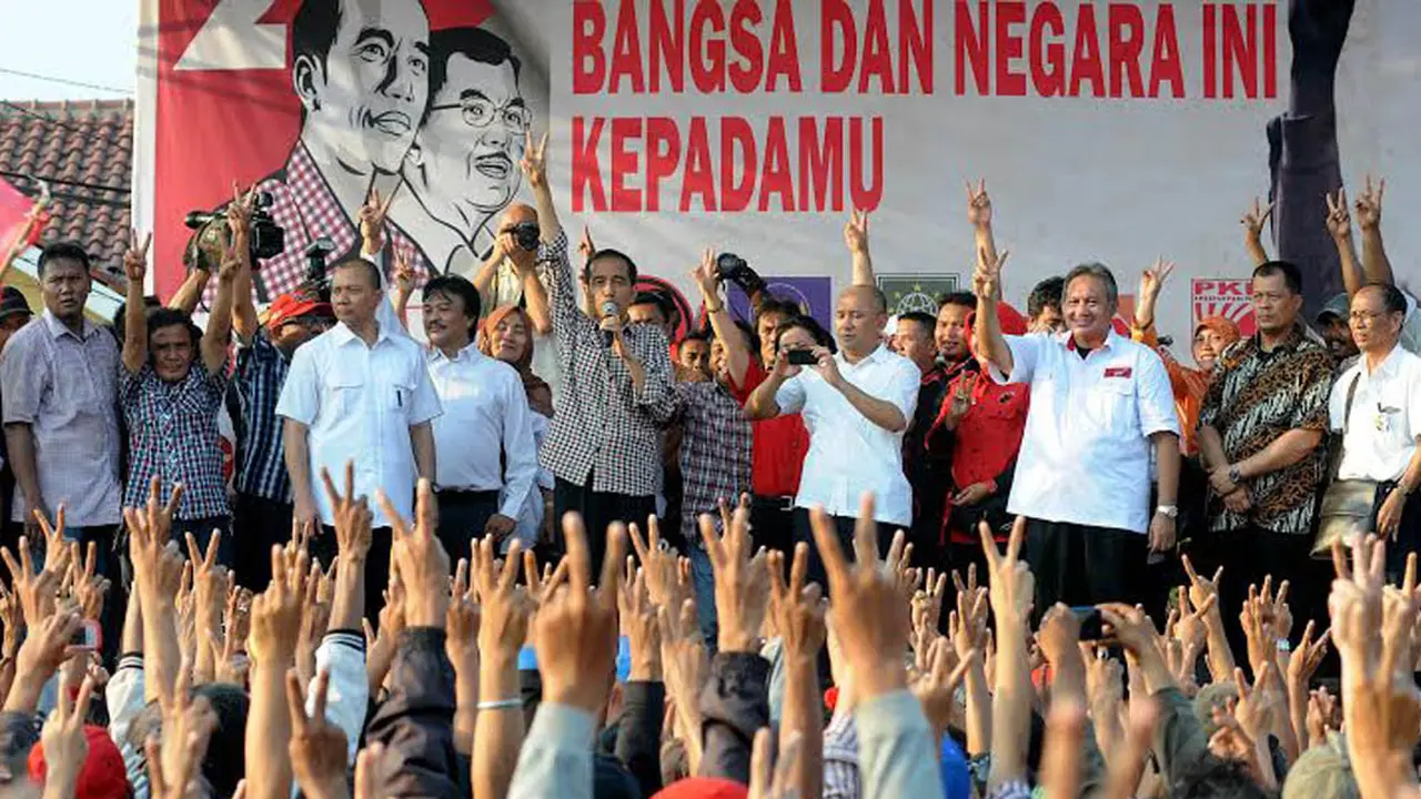Jokowi di Antara Lautan Manusia di Bojong Gede