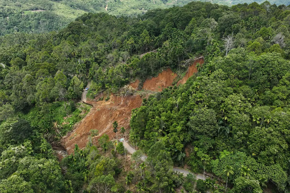 Potret Jalur Darat di Bener Meriah Aceh yang Terputus akibat Banjir Bandang Sumatra