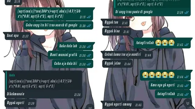 6 Chat Nyatakan Cinta Lewat Rumus Matematika Ini Bikin Senyum Sambil Mikir