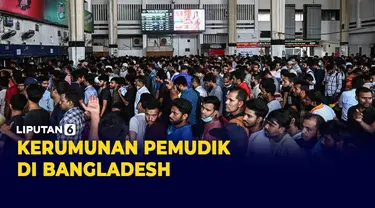 Suasana Mudik di Bangladesh