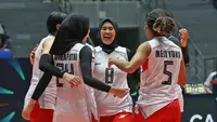 Timnas Voli Putri Indonesia Tutup Fase Grup AVC Women's Volleyball Cup dengan Manis