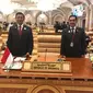 Menteri Koordinator Bidang Politik, Hukum dan Keamanan Wiranto bersama Kepala BNPT, Komjen Pol Suhardi Alius. (Istimewa)