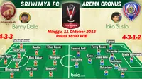 Piala Presiden 2015: Sriwijaya FC vs Arema Cronus (Bola.com/Samsul Hadi)